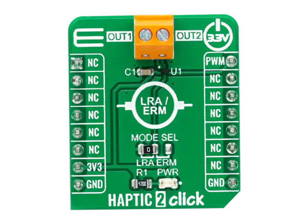 Mikroe LC898302AXA-MH HAPTIC 2 Click Board Product Introduction