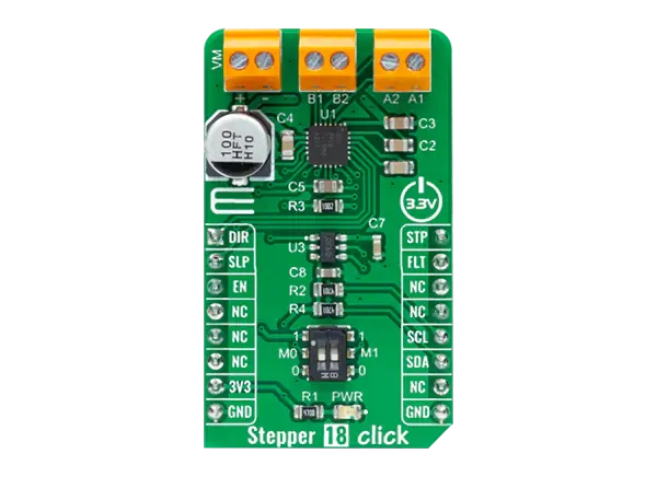 Mikroe Stepper 18 DRV8426 Development Board Product Introduction