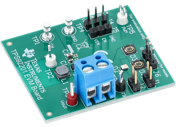 Introduction, features, and applications of Texas Instruments TPS92201AEVM evaluation module