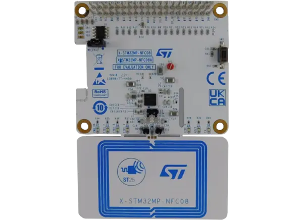 STMicroelectronics' X-STM32MP-NFC08 evaluation board