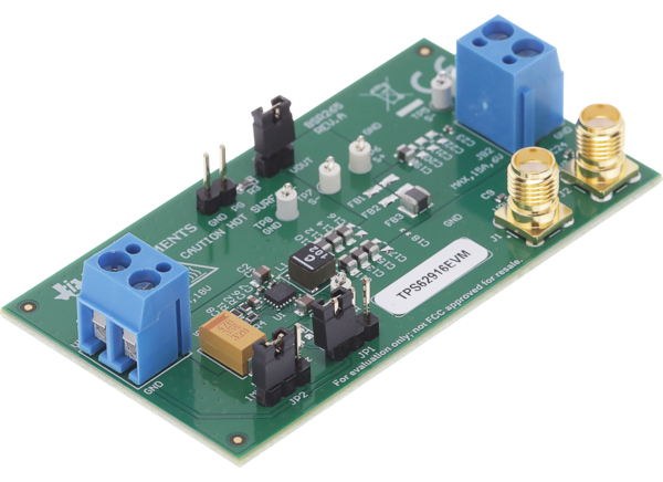Introduction, features, and applications of Texas Instruments TPS62916EVM evaluation module