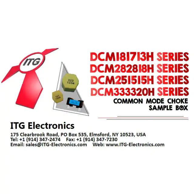 DCM SERIES SAMPLES KITS ITG Electronics, Inc.