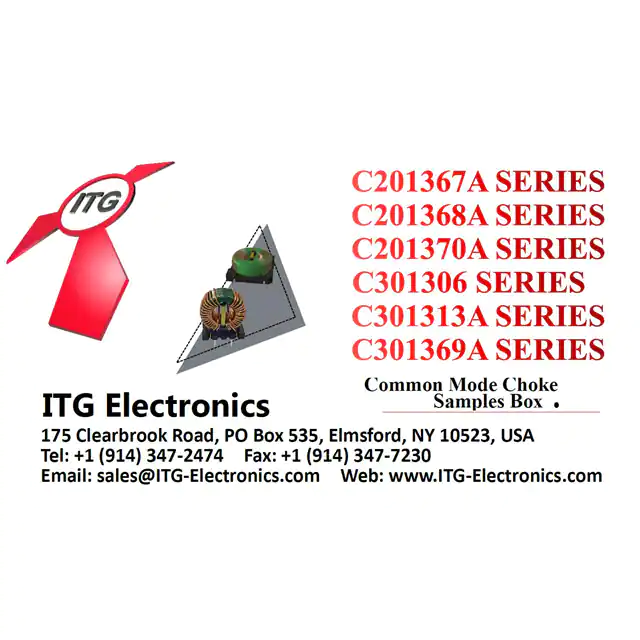 HIGH CURRENT CMC SAMPLES KIT ITG Electronics, Inc.